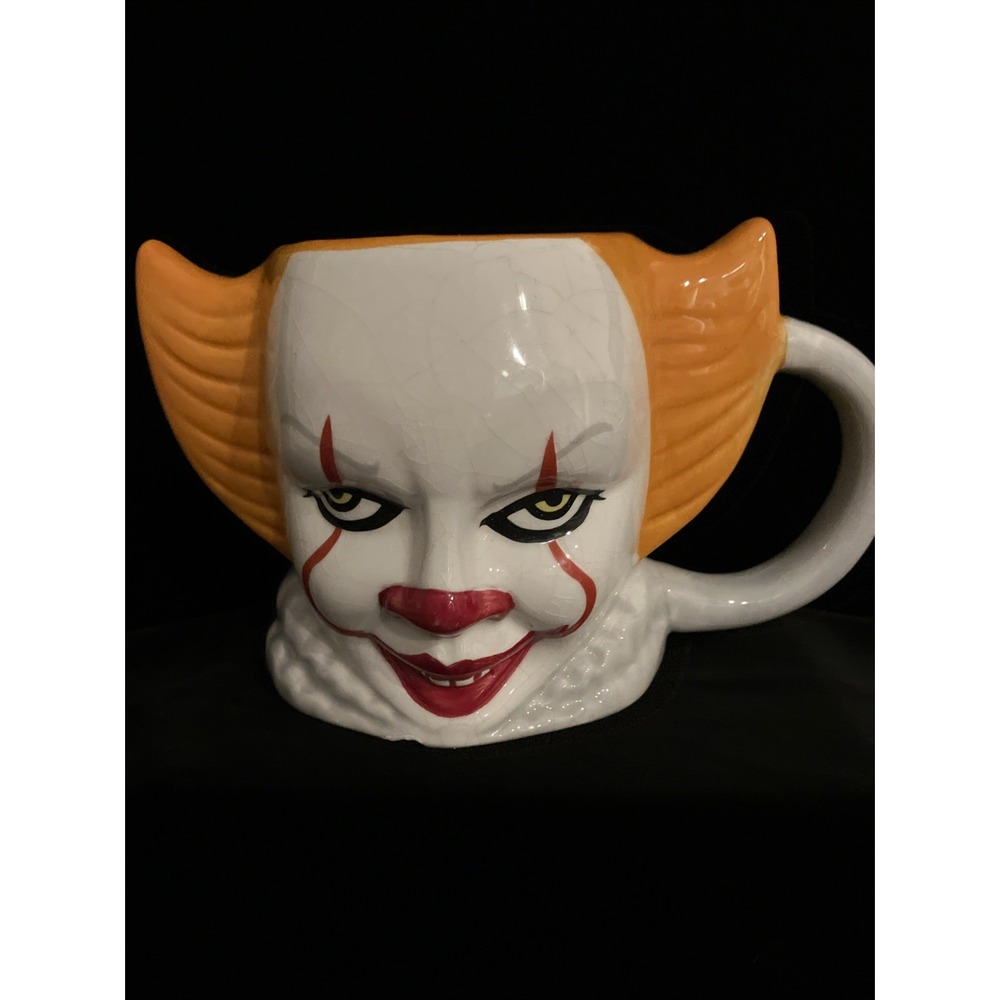 Silver Buffalo IT Pennywise 20 oz Ceramic 3D Horror Stephen King Halloween Mug